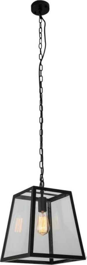 Lampa wisząca Italux Laverno nowoczesna klasyczna czarny  (MD-102821-1-B) 1