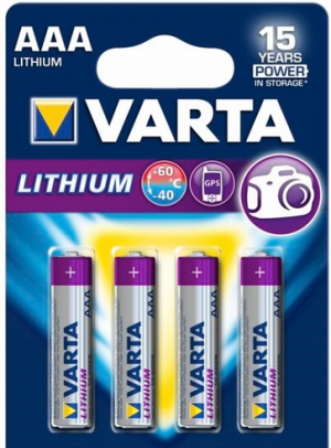 Varta Bateria Professional Lithium AAA / R03 4 szt. 1