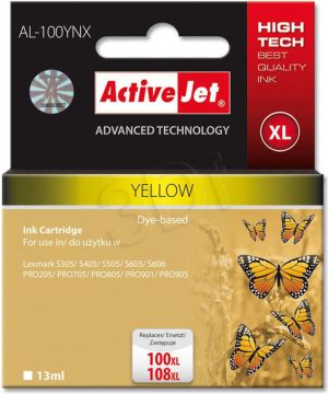 Tusz Activejet tusz AL-100YNX / 14N1071E nr 100XL (yellow) 1