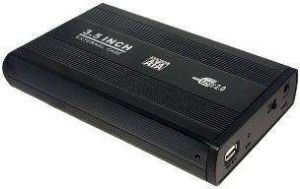 Kieszeń LogiLink 3,5'' S-ATA HDD USB 2.0 aluminiowa (UA0082) 1