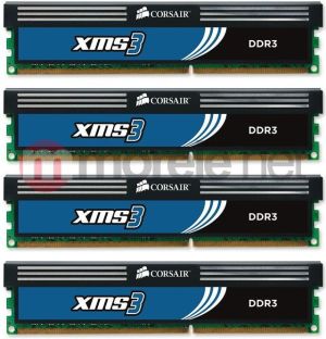 Pamięć Corsair XMS3, DDR3, 16 GB, 1600MHz, CL9 (CMX16GX3M4A1600C9) 1