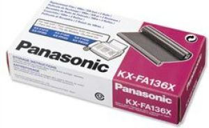 Panasonic Folia do faksu KX-F1015 czarna 2szt. (KXFA136X) 1