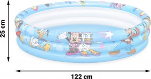 Bestway Basen dmuchany Myszka Miki i przyjaciele 122cm (91007) 3