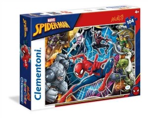 Clementoni Puzzle, 104 elementy Maxi - Spiderman (GXP-633685) 1