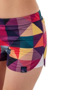 Colour Pleasure Spodenki damskie CP-020 12 fioletowo-żółte r. XS-S 4