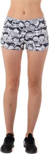 Colour Pleasure Spodenki damskie CP-020 137 czarno-białe r. XS-S 3
