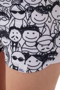 Colour Pleasure Spodenki damskie CP-020 137 czarno-białe r. XS-S 4