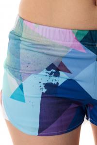 Colour Pleasure Spodenki damskie CP-020 14 niebiesko-czerwone r. XS-S 6