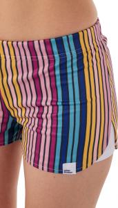 Colour Pleasure Spodnie damskie CP-020 264 granatowo-żółto-różowe r. XS-S 4