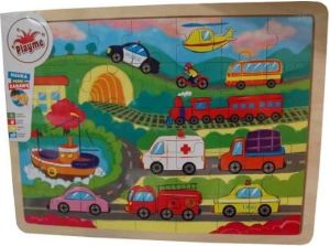 Brimarex Układanka puzzle pojazdy (1580184) 1