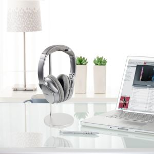 New Bee Stojak na słuchawki Premium srebrny (NB-PREMIUM-WH) 14