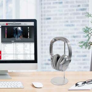 New Bee Stojak na słuchawki Premium srebrny (NB-PREMIUM-WH) 18