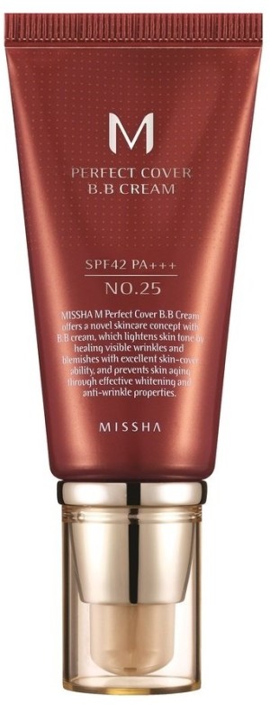 Missha M Perfect Cover BB Cream SPF42/PA+++ 25 Warm Beige 50ml 1