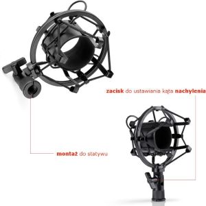 Mozos Kosz antywibracyjny Shock do mikrofonów 48-54mm SHM2 2