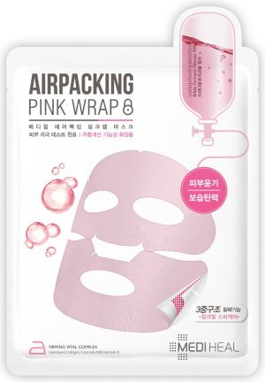 MEDIHEAL Airpacking Pinkwrap Maska Witalizująca 1