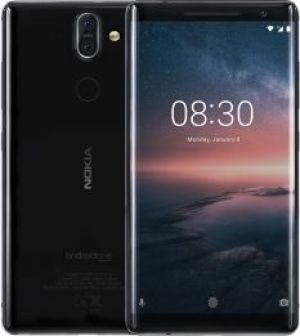 Smartfon Nokia 8 Sirocco 128 GB Czarny  (Nokia 8 Sirocco SS Black 6/128GB) 1