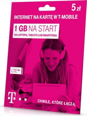 Karta Startowa - T-MOBILE 5 Internet 1GB 1