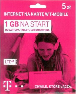 Karta Startowa - T-MOBILE 5 Internet 1GB 2