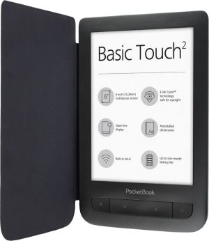 Czytnik PocketBook Basic Touch 2 z etui czarny (PB 625) 1