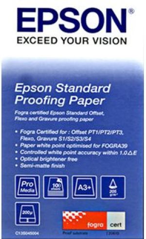 Epson StandardProofingPaper A3+3260g/m 100l. (C13S045005) 1