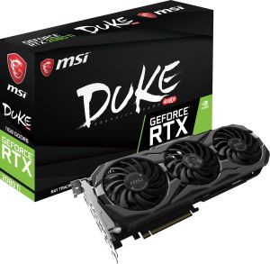 Karta graficzna MSI GeForce RTX 2080 Ti DUKE 11G OC 11GB (352 Bit), HDMI, 3xDP, USB-C, BOX (RTX 2080 Ti DUKE 11G OC) 1