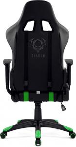 Fotel Diablo Chairs X-One Czarno-zielony 2
