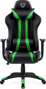 Fotel Diablo Chairs X-One Czarno-zielony 1