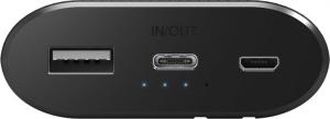 Powerbank Hama POWER PACK "X20", 20000 mAh, 3A, Czarny + kabel micro-usb + adapter usb-c 3