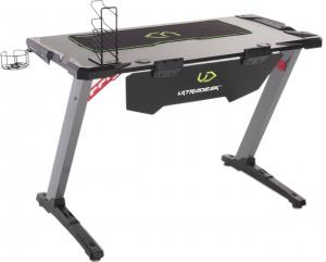 Biurko Ultradesk Space Szare 113 cmx61 cm Aluminium 3