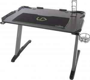 Biurko Ultradesk Space Szare 113 cmx61 cm Aluminium 9