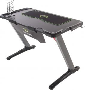 Biurko Ultradesk Space Szare 113 cmx61 cm Aluminium 10