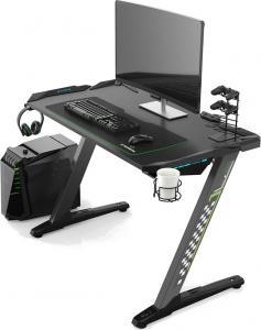 Biurko Ultradesk Space Szare 113 cmx61 cm Aluminium 16