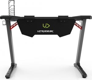 Biurko Ultradesk Space Szare 113 cmx61 cm Aluminium 20