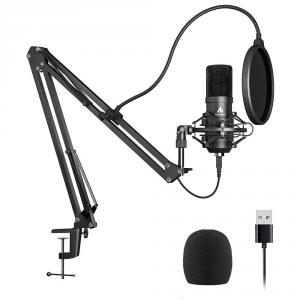 Mikrofon Maono Zestaw mikrofonowy: statyw, pop, filtr, kosz (MKIT-USB) 1