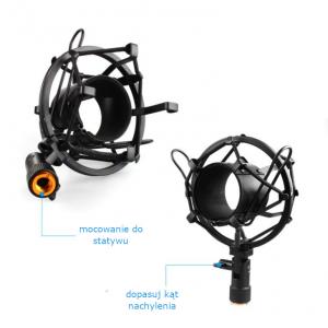 Mikrofon Maono Zestaw mikrofonowy: statyw, pop, filtr, kosz (MKIT-USB) 3