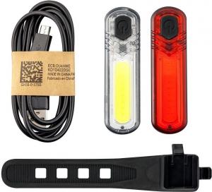 MacTronic Oświetlenie rowerowe Duoslim 60 lm + 18 lm, (ABS0031) 2