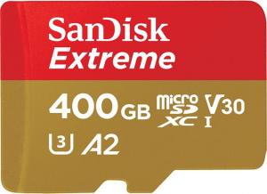Karta SanDisk Extreme MicroSDXC 400 GB Class 10 UHS-I/U3 A2 V30 (SDSQXA1-400G-GN6MA) 1