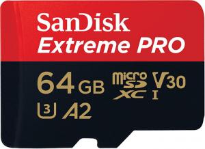 Karta SanDisk Extreme PRO MicroSD 64 GB Class 10 UHS-I/U3 A2 V30 (SDSQXCY-064G-GN6MA) 1