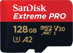 Karta SanDisk Extreme PRO MicroSDXC 128 GB Class 10 UHS-I/U3 A2 V30 (SDSQXCY-128G-GN6MA) 1