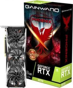 Karta graficzna Gainward GeForce RTX 2070 Phoenix GS 8GB GDDR6 (256 Bit), HDMI, 3xDP, USB-C, BOX (426018336-4160) 1