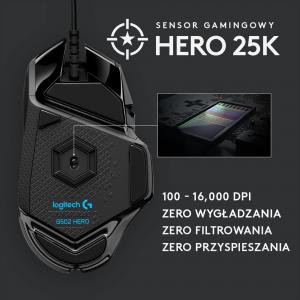 Mysz Logitech G502 Hero  (910-005470) 3