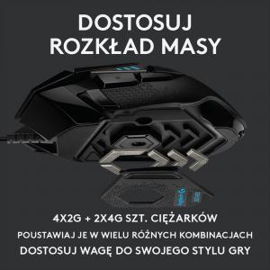 Mysz Logitech G502 Hero  (910-005470) 6