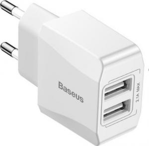 Ładowarka Baseus Mini Dual-U 2x USB-A 2.1 A (BSU022WHT) 1