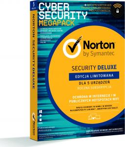 Norton Clipper Security Deluxe 5 urządzeń 1 rok z WiFi Privacy (21386356) 1
