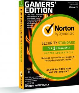 Norton Clipper Security Standard 3.0 1 urządzenie 1 rok z WiFi Privacy (21386330) Gaming Edition! 1