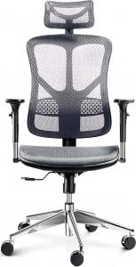 Krzesło biurowe Diablo Chairs V-Basic Czarne Szare 4