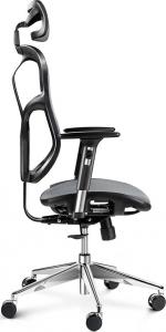 Krzesło biurowe Diablo Chairs V-Basic Czarne Szare 1