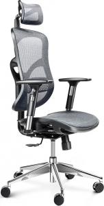 Krzesło biurowe Diablo Chairs V-Basic Czarne Szare 5