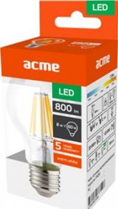 Acme Żarówka LED Filament Shape A60 8W2700K20h800lmE27 2