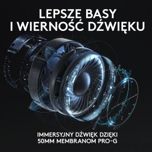 Słuchawki Logitech G635 Niebieskie (981-000750) 2